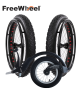 Off Road Wheelchair Pack Fat Wheels (Rigid Frame Chair)